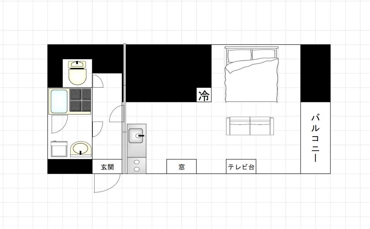 Liberty Palace Apartment1 오사카 외부 사진